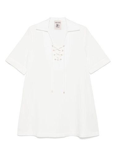 Marisa Linen Blend Mini Dress - Semicouture - Modalova