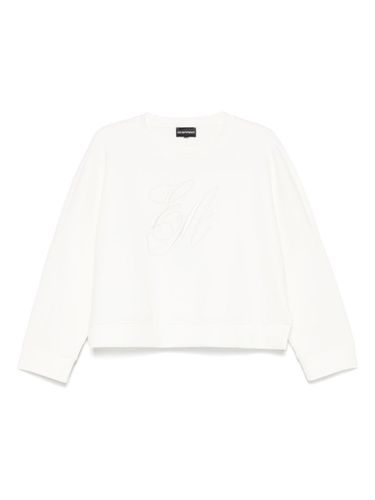 Logo Cotton Sweatshirt - Emporio Armani - Modalova