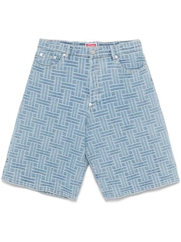Kenzo Weave Denim Shorts - Kenzo - Modalova