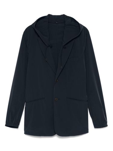 Nylon Hooded Blazer Jacket - Emporio Armani - Modalova