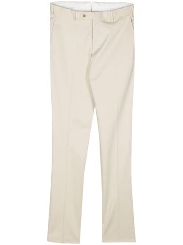 Luigi Bianchi Trousers With Logo - Luigi Bianchi - Modalova