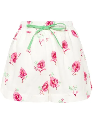 ASTON STUDIO Linen Shorts - ASTON STUDIO - Modalova