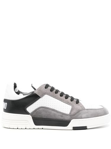 Moschino Leather Sneakers - Moschino - Modalova