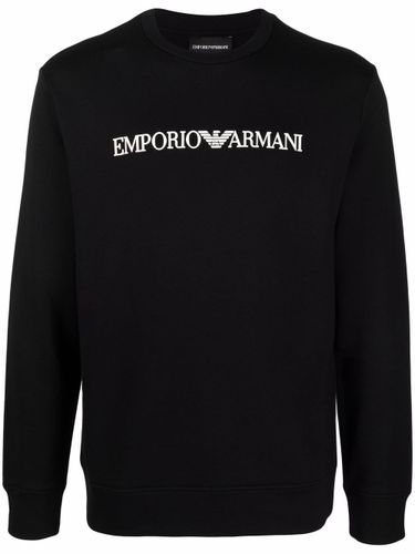 Logo Cotton Sweatshirt - Emporio Armani - Modalova