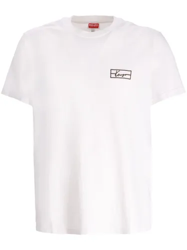 Kenzo Kenzo Weave Cotton T-Shirt - Kenzo - Modalova