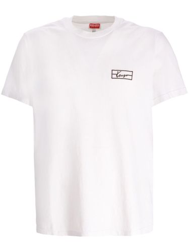 Kenzo Kenzo Weave Cotton T-Shirt - Kenzo - Modalova