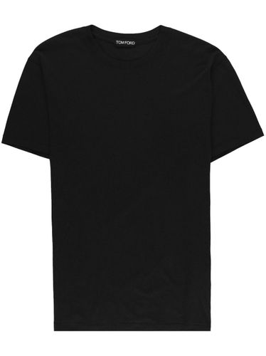 Crew Neck Sweater In Lyocell Cotton - Tom Ford - Modalova