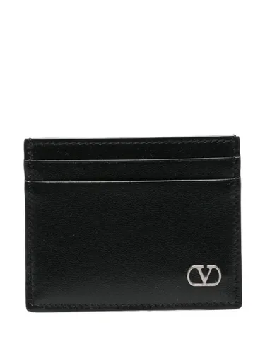 Leather Card Holder - Valentino Garavani - Modalova