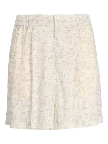 Allover Logo Bermuda Shorts - Emporio Armani - Modalova