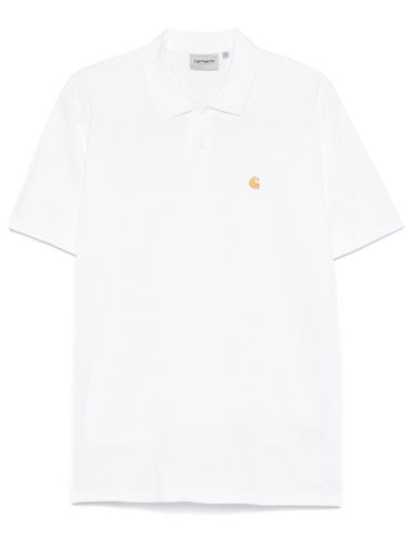 Carhartt WIP Logo Cotton Polo Shirt - Carhartt WIP - Modalova