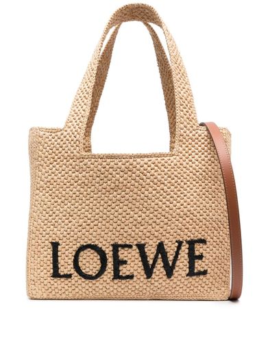 Loewe Font Medium Rafia Tote Bag - LOEWE PAULA'S IBIZA - Modalova