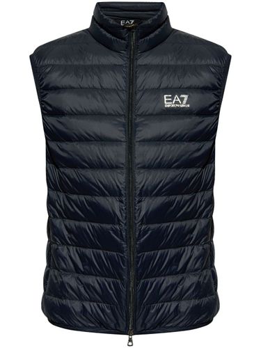 EA7 EMPORIO ARMANI Logo Down Vest - EA7 EMPORIO ARMANI - Modalova