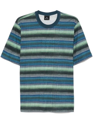Striped Cotton T-Shirt - PS PAUL SMITH - Modalova