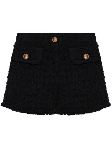 Versace Bouclé Tweed Shorts - Versace - Modalova