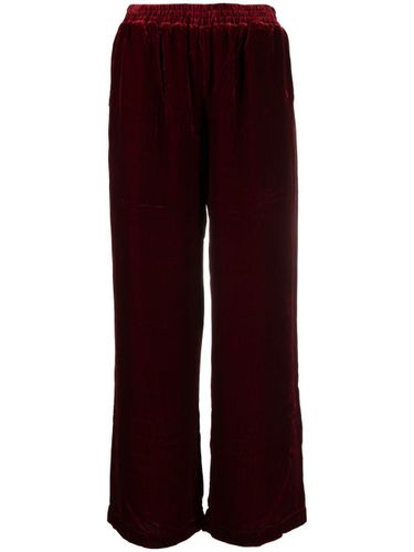 GOLDHAWK Velvet Wide-Leg Trousers - GOLDHAWK - Modalova