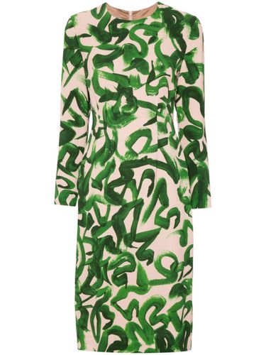 Dries Van Noten Printed Midi Dress - Dries Van Noten - Modalova
