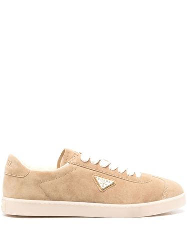 Prada Lane Leather Sneakers - Prada - Modalova