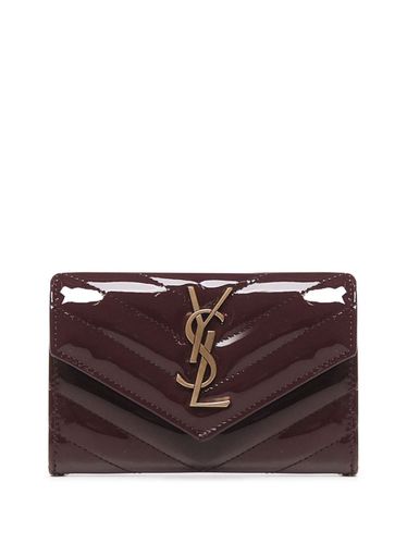 Cassandre Patent Leather Card Case - Saint Laurent - Modalova