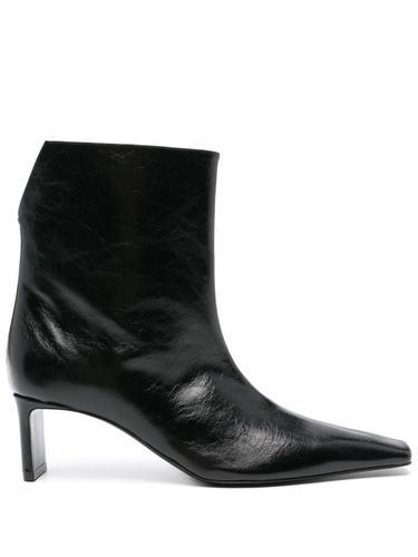 KHAITE Ona Leather Ankle Boots - KHAITE - Modalova