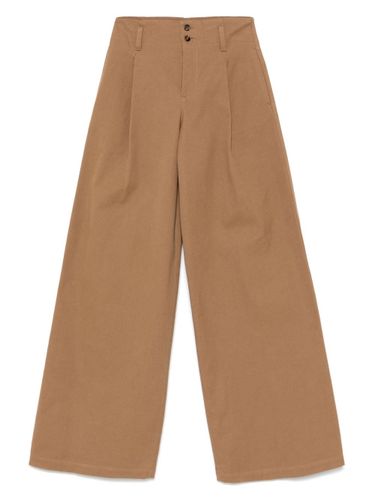 Chloé Cotton Wide-Leg Trousers - Chloé - Modalova