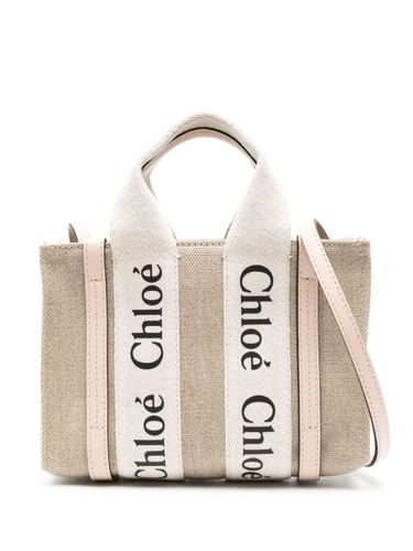 Chloè Woody Mini Canvas Tote - Chloè - Modalova