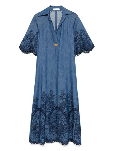 Coco Embroidered Denim Dress - Zimmermann - Modalova