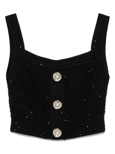 Balmain Tweed Top - Balmain - Modalova