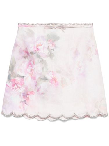 Zimmermann Crush Linen Mini Skirt - Zimmermann - Modalova