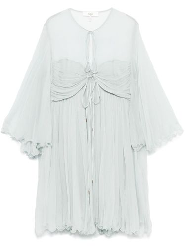 Chloè Ruffled Silk Mini Dress - Chloè - Modalova