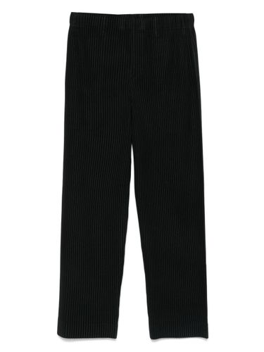 Pleated Straight Trousers - HOMME PLISSE' ISSEY MIYAKE - Modalova