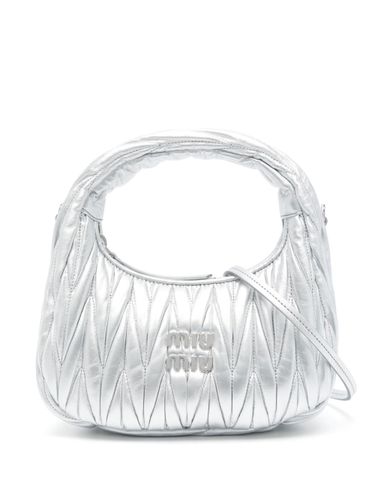 Wander Matelassé Leather Hobo Bag - Miu Miu - Modalova