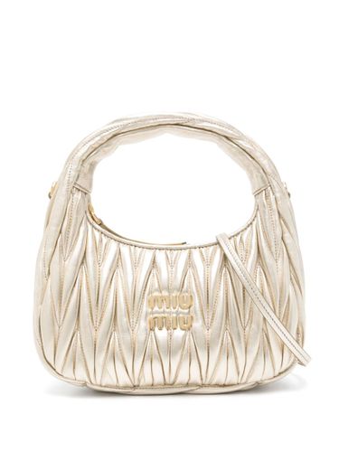Wander Matelassé Leather Hobo Bag - Miu Miu - Modalova