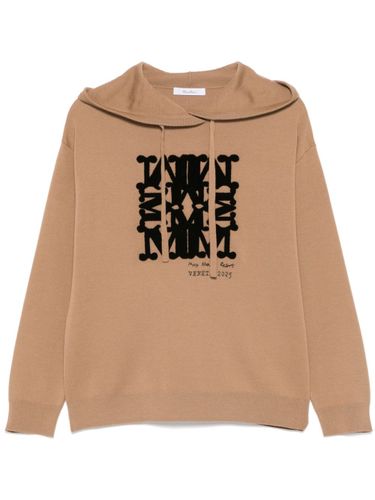 Max Mara Logo Wool Hoodie - Max Mara - Modalova