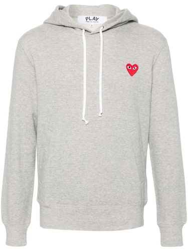 Emblem Heart Cotton Hoodie - COMME DES GARÇONS PLAY - Modalova
