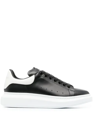Oversize Leather Sneakers - Alexander McQueen - Modalova