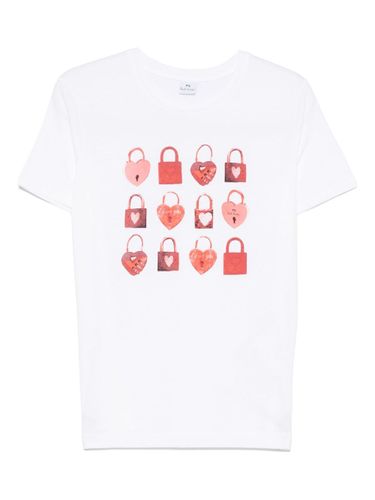 Padlocks Cotton T-Shirt - PS PAUL SMITH - Modalova