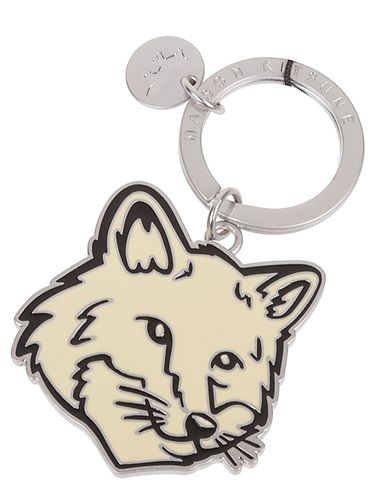 Bold Fox Head Keyring - MAISON KITSUNE' - Modalova