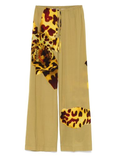 Puvis Prineted Trousers - Dries Van Noten - Modalova