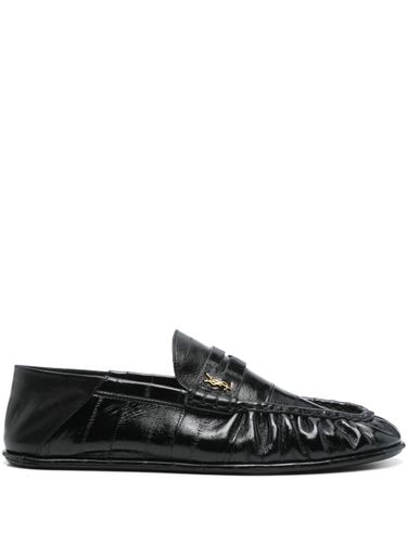 Saint Laurent Peg Leather Loafers - Saint Laurent - Modalova