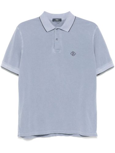 Herno Logo Cotton Polo Shirt - Herno - Modalova