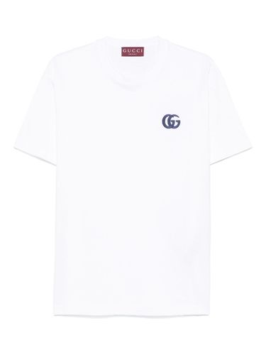 Gucci Logo Cotton T-Shirt - Gucci - Modalova