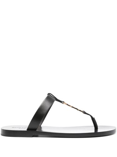 Cassandre Leather Thong Sandals - Saint Laurent - Modalova