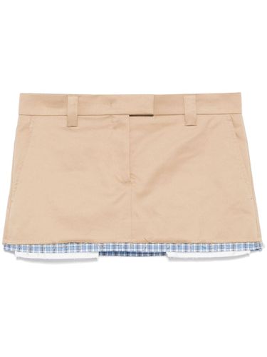 Miu Miu Cotton Mini Skirt - Miu Miu - Modalova