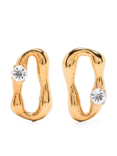 Strass Sculpture Earrings - Forte Forte - Modalova