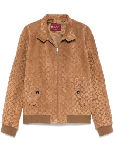 Gucci Suede Bomber Jacket - Gucci - Modalova