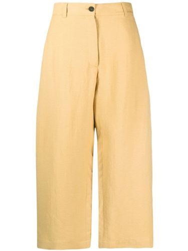 Wide Leg Cropped Cotton Trousers - STUDIO NICHOLSON - Modalova