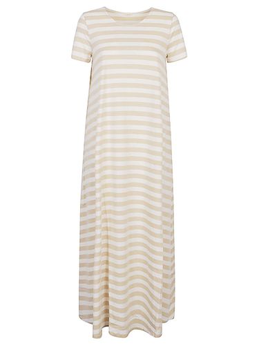 Apuntob Striped Cotton Long Dress - Apuntob - Modalova