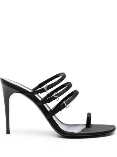 Saint Laurent Satin Heel Mules - Saint Laurent - Modalova