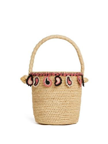 Alanui Paisley Raffia Bucket Bag - Alanui - Modalova