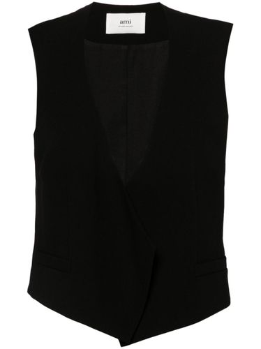 Ami Paris Wool Sleeveless Jacket - Ami Paris - Modalova